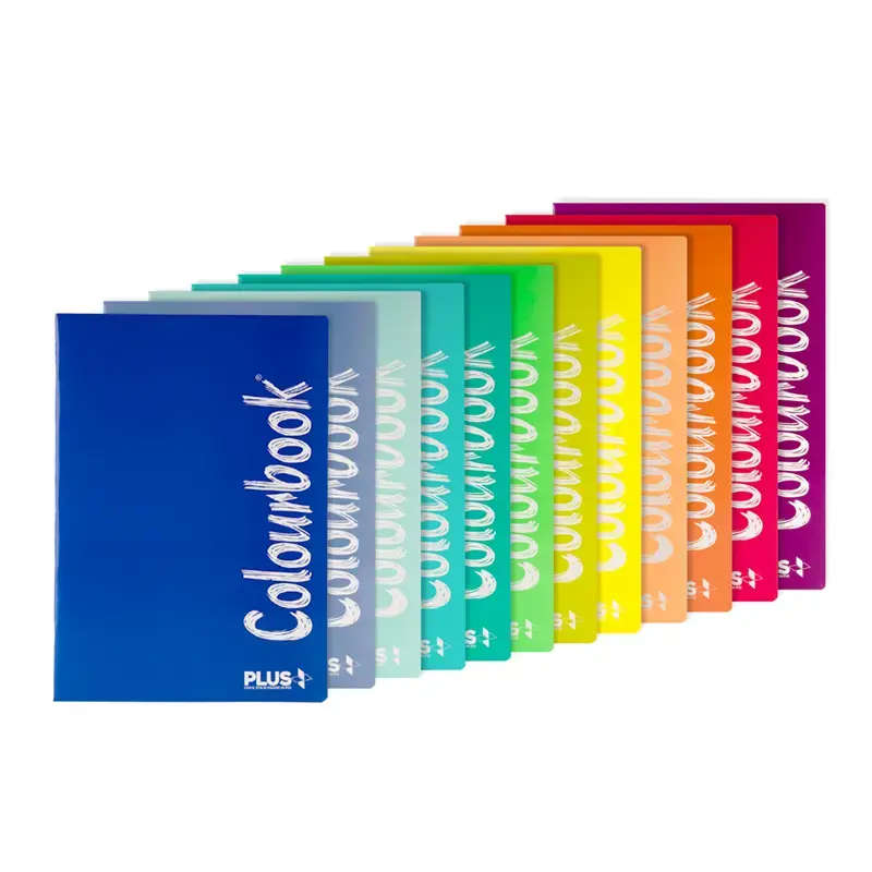 maxi quaderno a4 plus fluo colourbook quadretti 5mm