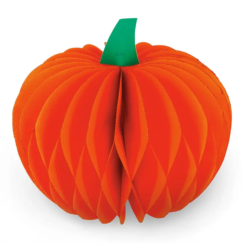 zucca di halloween pieghevole in carta what a pumpkinhalloween legami