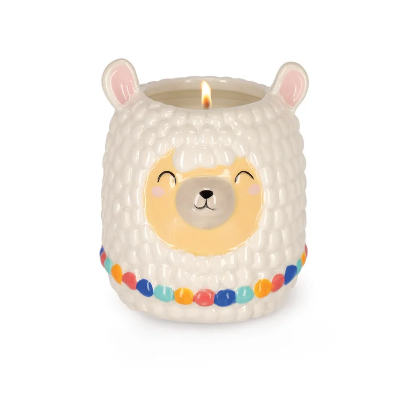 candela profumata lama scented candle legami