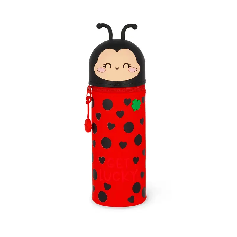 astuccio 2 in 1 in silicone ladybug get lucky legami