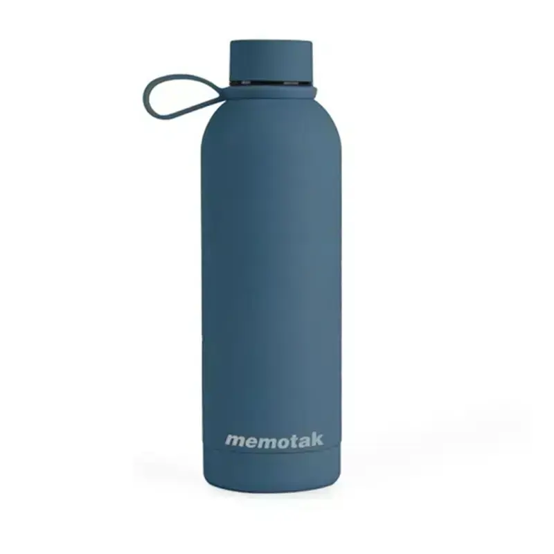 borraccia termica memotak soft touch blu petrolio 500 ml