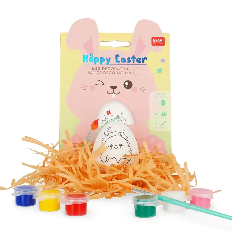 kit decorazione uovo hoppy easter legami