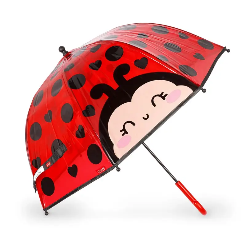 ombrello per bambini ladybug dancin in the rain legami
