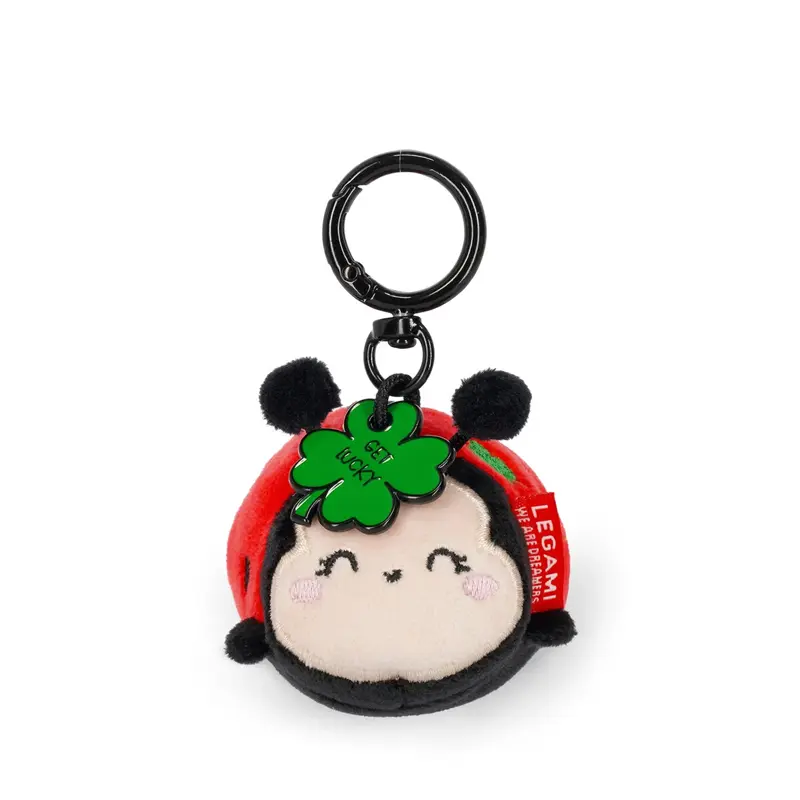 portachiavi di peluche ladybug tiny super soft legami