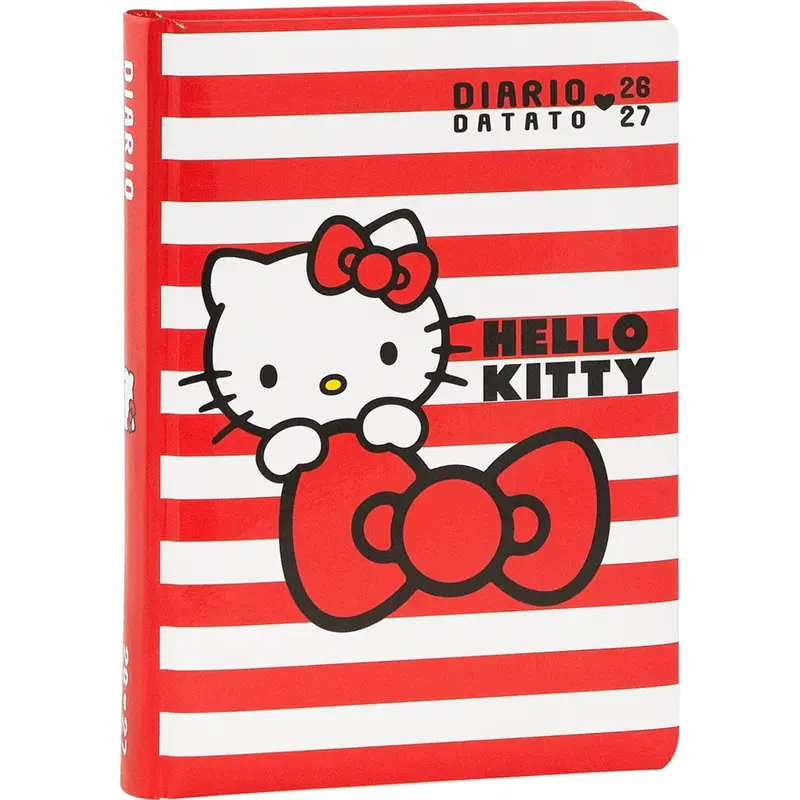 diario 12 mesi 202627 hello kitty datato bianco