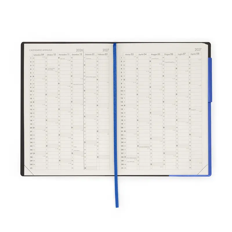 agenda del docente 20262027 settimanale 13 mesi eclectic blue legami