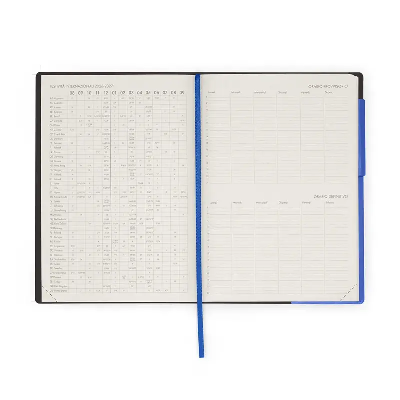agenda del docente 20262027 settimanale 13 mesi eclectic blue legami