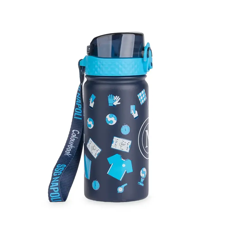 borraccia termica bambini 400ml ssc napoli kids colourbook