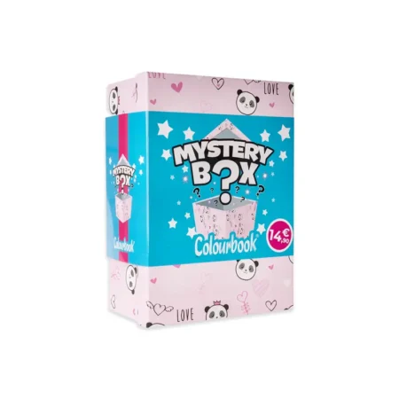 mystery box large girl panda colourbook