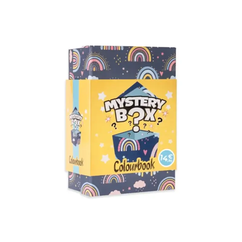 mystery box large girl rainbow colourbook