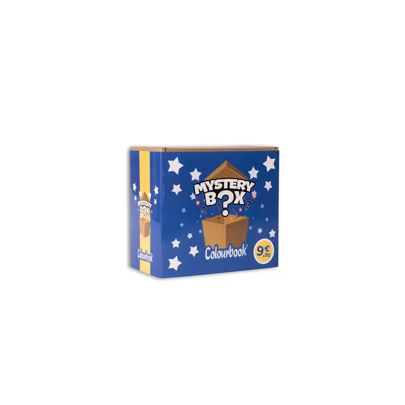 mystery box small boy colourbook