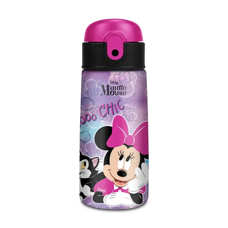 borraccia termica kid 460 ml con cannuccia minnie