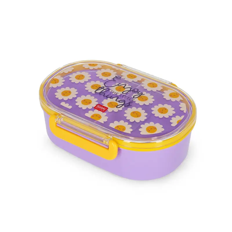 contenitore porta merenda snack go daisy legami