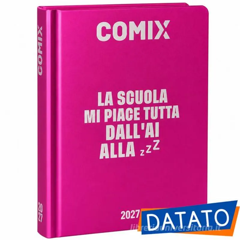 diario 13 mesi standard comix easy pink diario scolastico 2026 2027