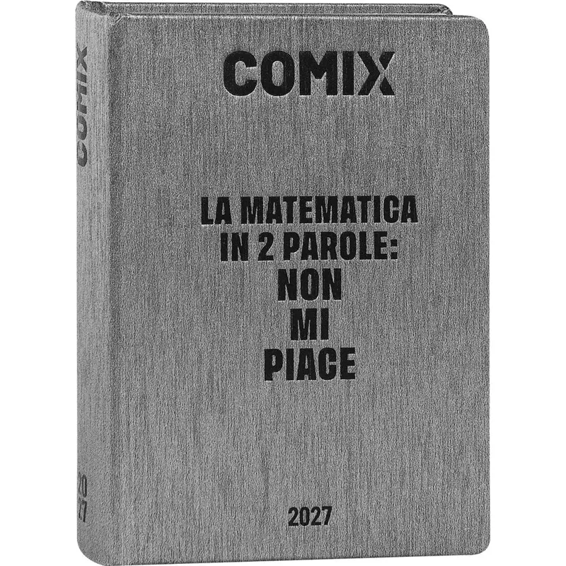 diario 16 mesi 202627 comix giornaliero mini gear black