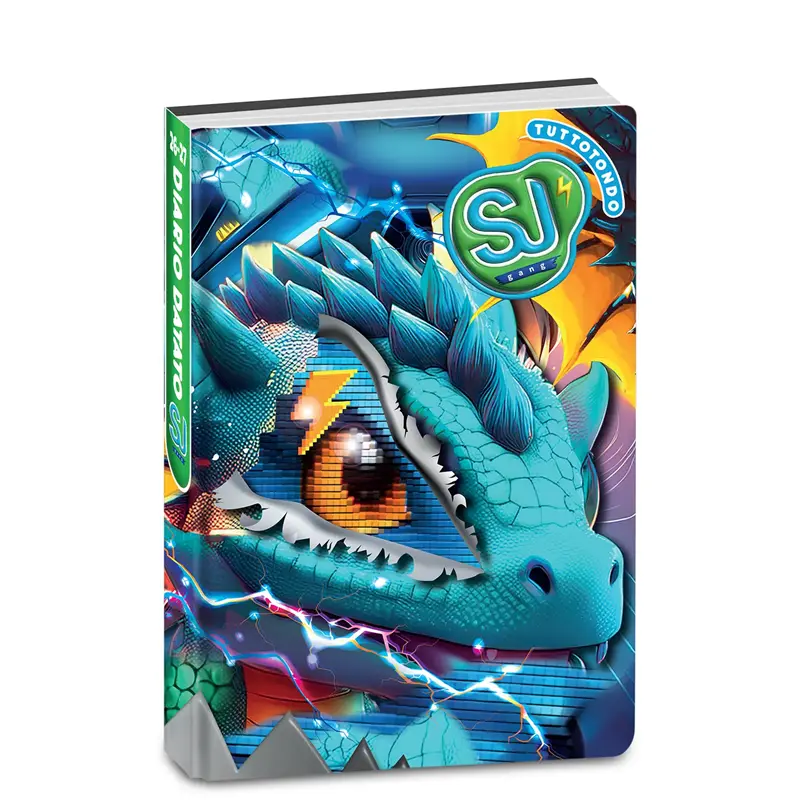 diario agenda 10 mesi datato sj gang animali boy
