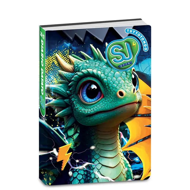 diario agenda 10 mesi datato sj gang animali boy