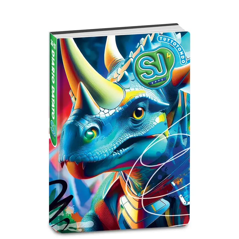 diario agenda 10 mesi datato sj gang animali boy