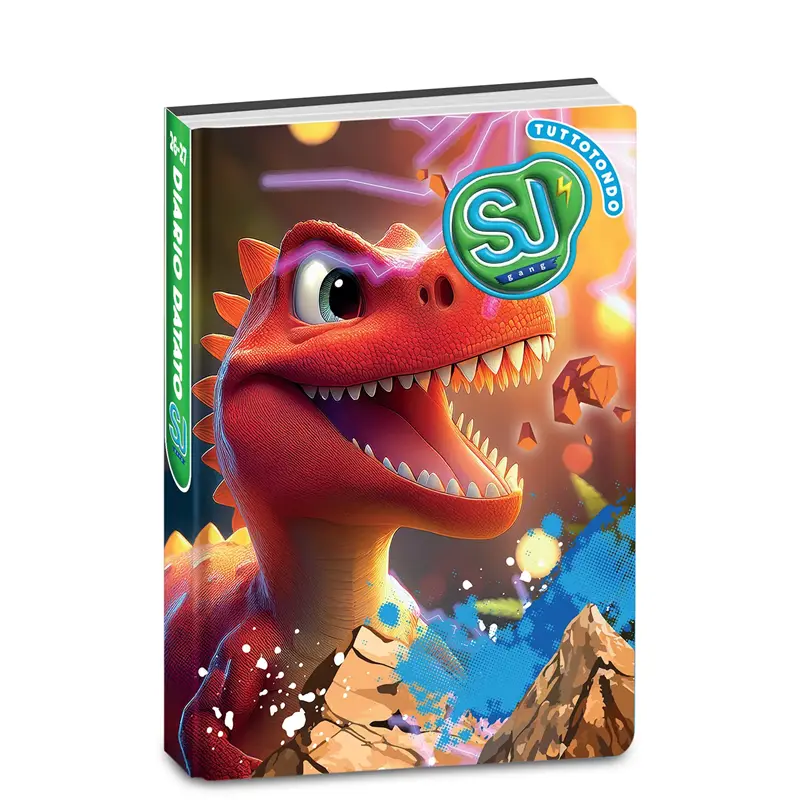diario agenda 10 mesi datato sj gang animali boy