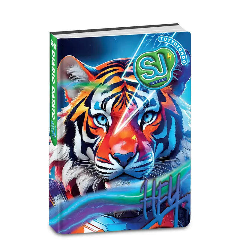 diario agenda 10 mesi datato sj gang animali boy