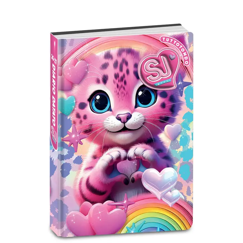 diario agenda 10 mesi datato sj gang animali girl