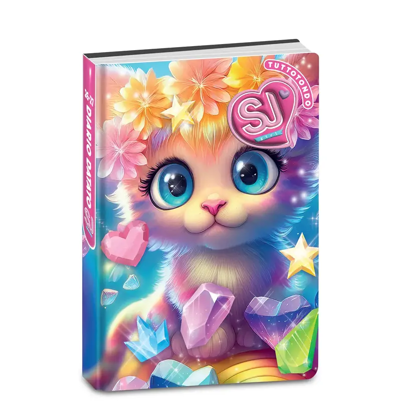 diario agenda 10 mesi datato sj gang animali girl