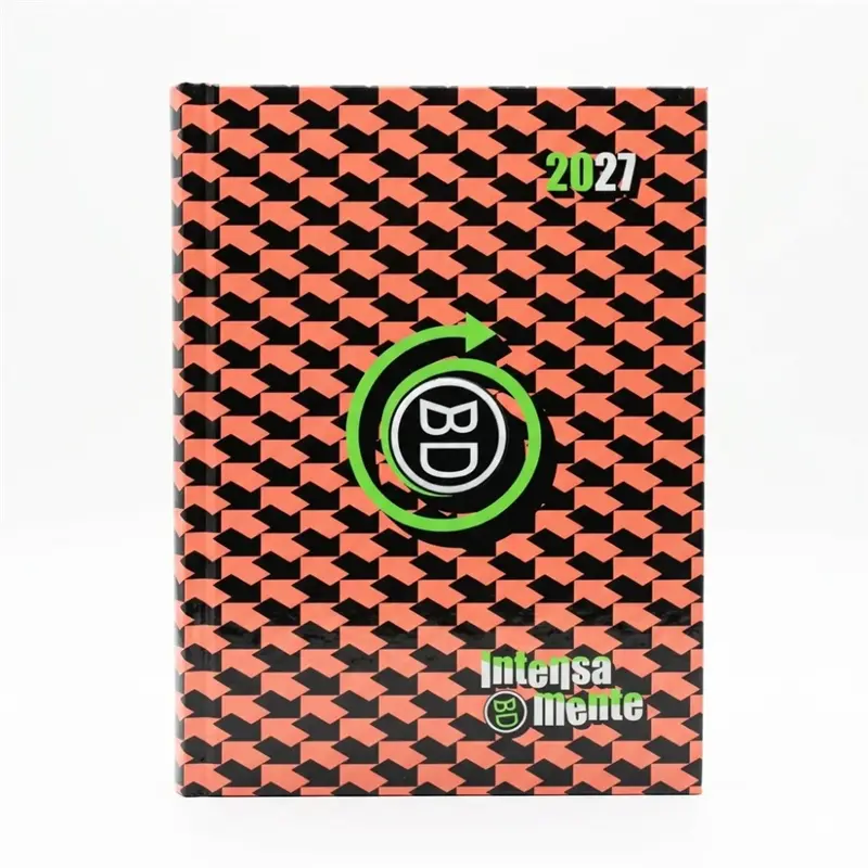 diario bastardi dentro 2027 pocket 16m optical arrow arancio intensamen