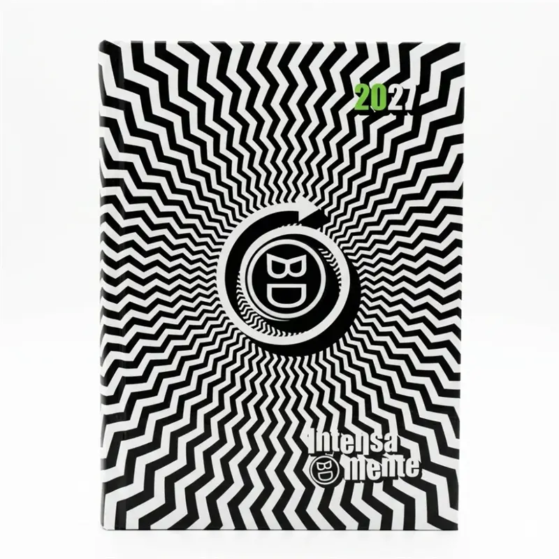 diario bastardi dentro 2027 pocket 16m optical zigzag intensamen