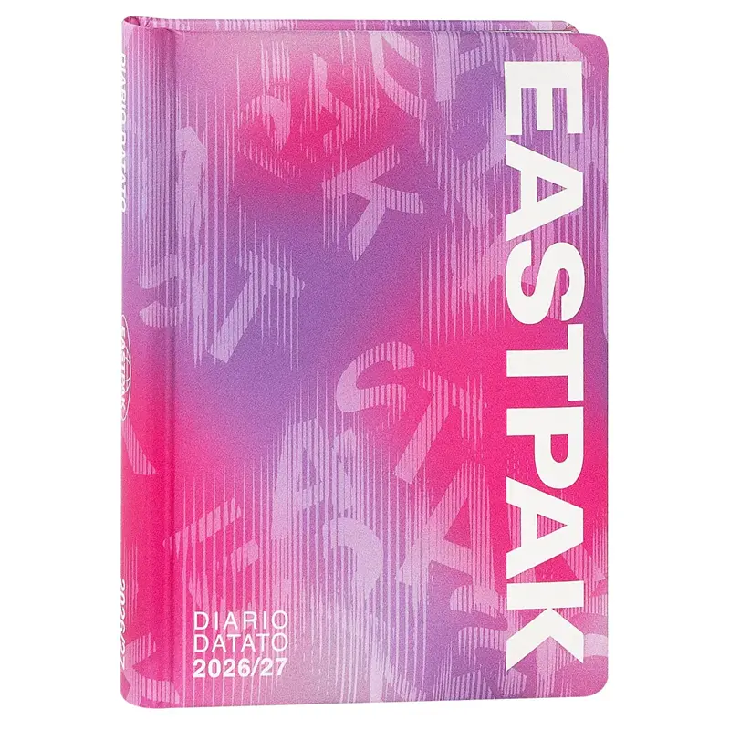 diario datato 13 mesi eastpak letterdye pink medium 2026 2027
