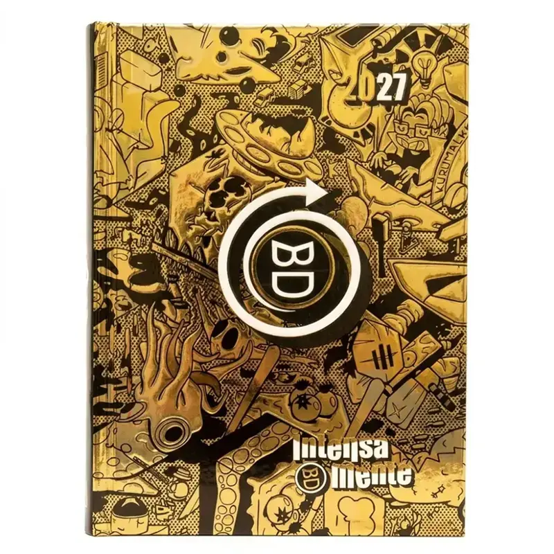 diario scuola seven bastardi dentro 2027 pocket gold intensamente