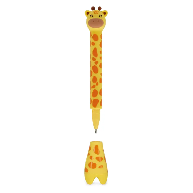 penna a sfera giraffe con base stand ink ovation