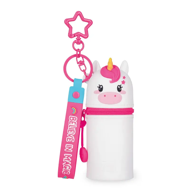 portamonete con portachiavi unicorn mini kawaii legami