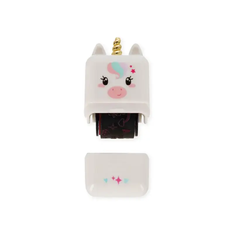 timbro decorativo a rullo unicorno roller stamp legami