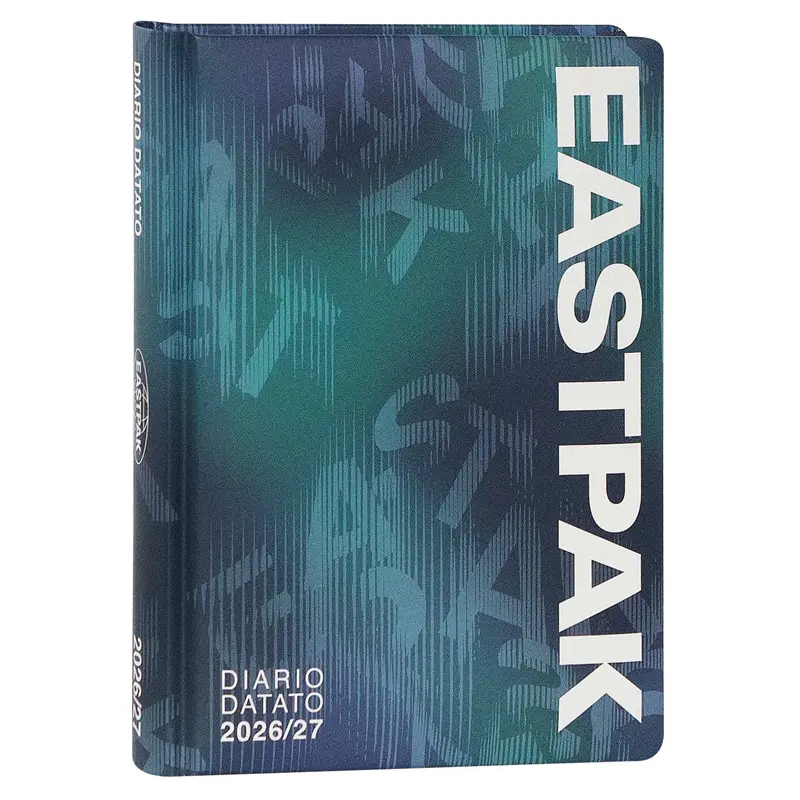 diario 13 mesi 20262027 medium eastpak letterdye blue