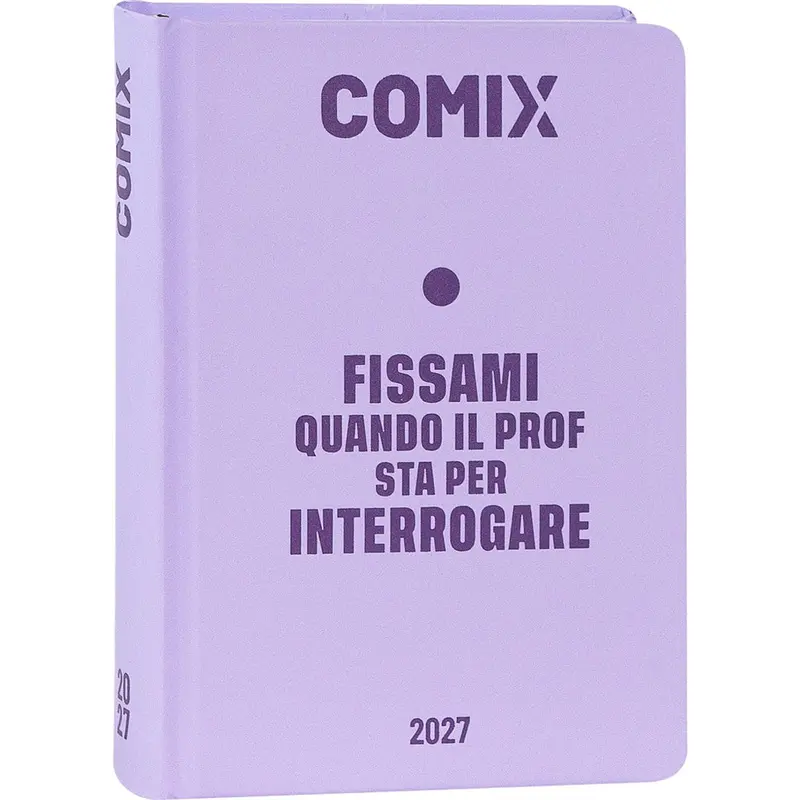 diario 16 mesi 202627 comix giornaliero standard lilla