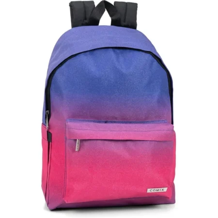 zaino americano sfumato glitter fuxia comix