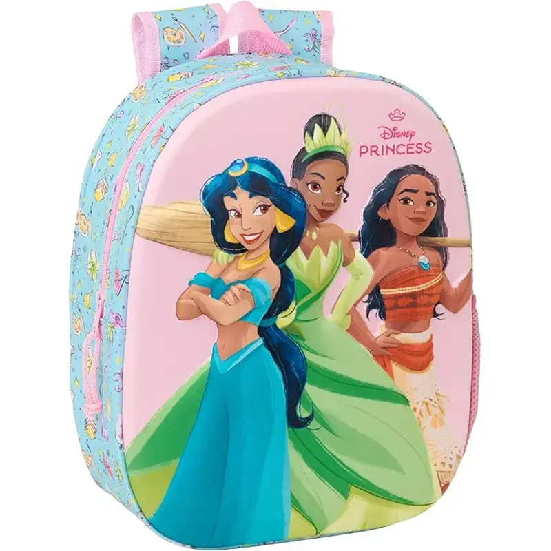 zaino asilo 3d disney princess