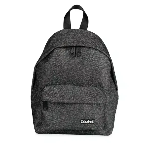 zaino midi glitter grey colourbook