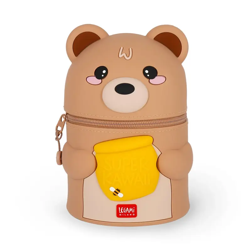 portapenne da tavolo teddy bear super kawaii